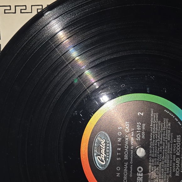 No Strings Original Broadway Cast SO 1695 LP Vinyl 1962 - Picture 8 of 8